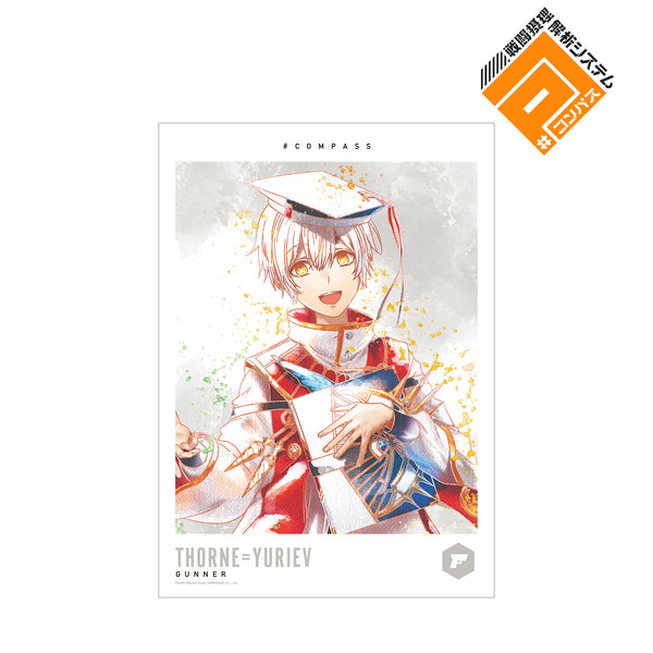 『#コンパス 戦闘摂理解析システム』ソーン=ユーリエフ Ani-Art aqua label A3マット加工ポスター